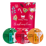 Holly Polly Набор Christmas Time Новогодних Бальзамов для губ, 3 шт.