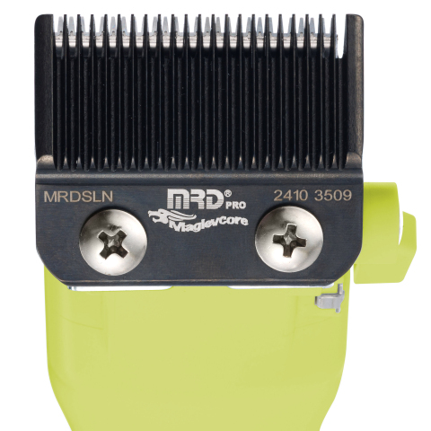 MRD-HC-3969ST green Машинка для стрижки, 7200 об/мин, нож 45 мм, 0,3-4,0 мм, 6 насадок