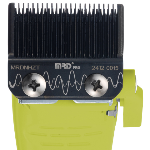 MRD-HC-999C green Машинка для стрижки, 10000-13000 об/мин, нож 45 мм, 0,3-4,0 мм, 6 насадок