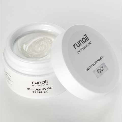 9957 RuNail Моделирующий УФ-гель с жемчужным эффектом, 15 гр.