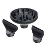 LD-1889 Black DEWAL Фен PRO Legacy, 1700 Вт, 2 насадки + диффузор