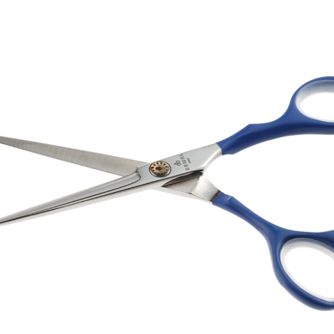ML55-BL Ножницы парикмахерские прямые 5,5" синие