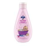 AQA baby KIDS Гель-пена для купания девочек Активное восстановление, 250 мл.