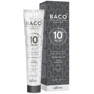 KAARAL BACO CF 9.10 Перманентный краситель Очень светлый блондин пепельный натуральный, 100 мл.