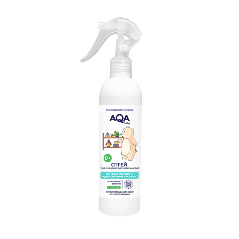 AQA baby Спрей для очищения детской комнаты антибактериальный, 300 мл.