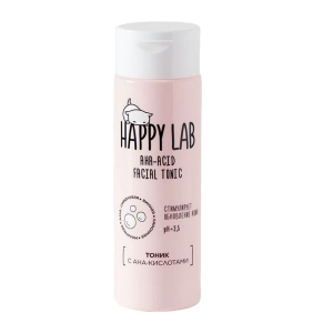 HAPPY LAB Тоник с АНА-кислотами, 200 мл.