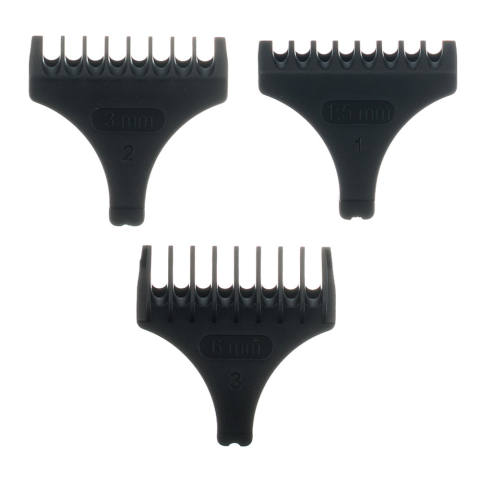 03-086 DEWAL PRO BARBER STYLE Машинка для стрижки окантовочная 7200 об/мин., T-нож 40 мм, 3 насадки,
