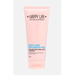 HAPPY LAB Маска для кожи головы и волос Увлажнение, 150 мл. туба