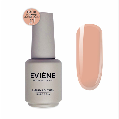 EVIENE Жидкий полигель №11 персиковый, 18 мл.