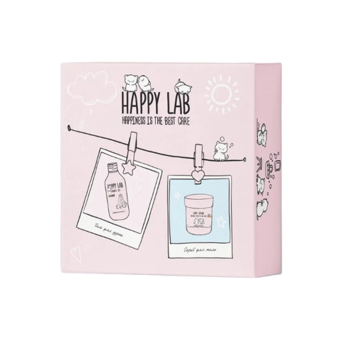 HAPPY LAB Набор Гель для душа + Скраб для тела Lovin you
