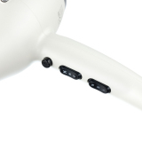 03-114 White DEWAL Фен Exception Compact, 2200 Вт, 2 насадки, ионизация, компактный