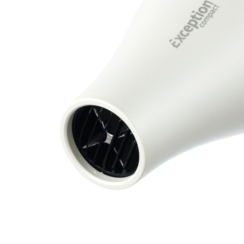03-114 White DEWAL Фен Exception Compact, 2200 Вт, 2 насадки, ионизация, компактный