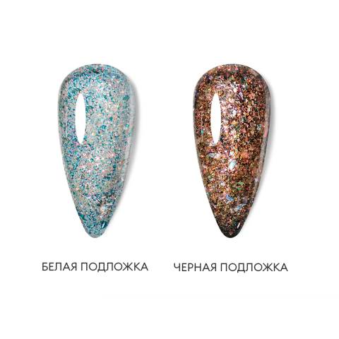 10081 RuNail Моделирующий УФ-гель Калейдоскоп, 15 гр.