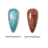 10083 RuNail Моделирующий УФ-гель Калейдоскоп, 15 гр.