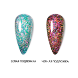 10084 RuNail Моделирующий УФ-гель Калейдоскоп, 15 гр.