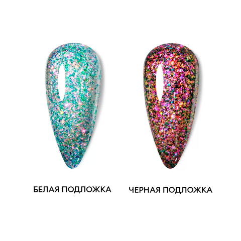 10084 RuNail Моделирующий УФ-гель Калейдоскоп, 15 гр.