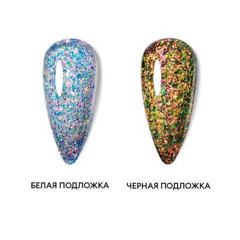 10085 RuNail Моделирующий УФ-гель Калейдоскоп, 15 гр.