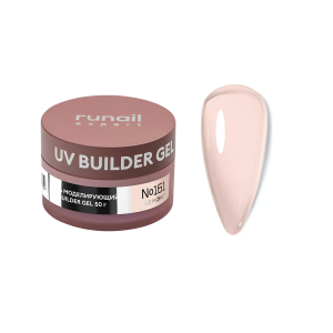 161/50 RuNail Expert Моделирующий УФ Builder гель, 50 гр.