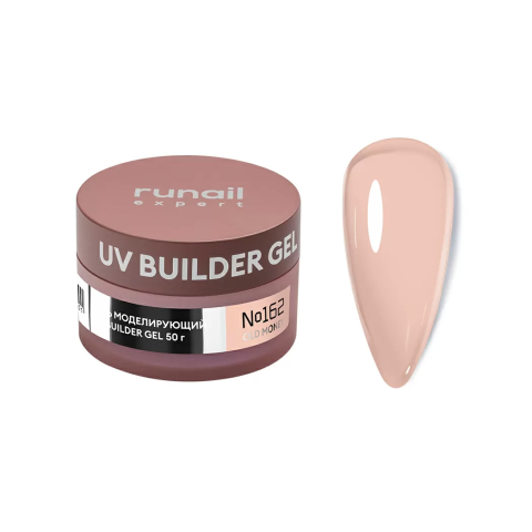 162/50 RuNail Expert Моделирующий УФ Builder гель, 50 гр.