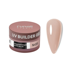 166/50 RuNail Expert Моделирующий УФ Builder гель, 50 гр.