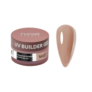 167/50 RuNail Expert Моделирующий УФ Builder гель, 50 гр.