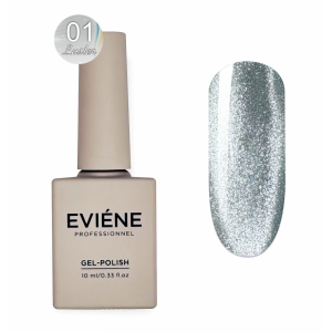 EVIENE Гель-лак Luster №01 - серебро, 10 мл.