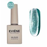 EVIENE Гель-лак Luster №02 - бирюзовый, 10 мл.