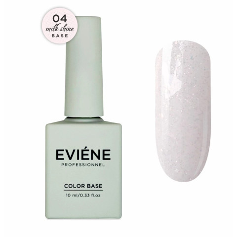 EVIENE Milk Shine Светоотражающая основа №04 - нежно-розовый, 10 мл.