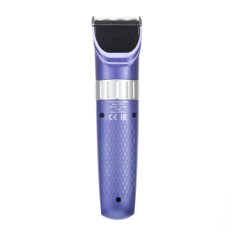GRT5 Purple Машинка для стрижки животных DEWAL PRO Grooming, фиолетовая, аккум/сет 8W, нож 40 мм, 4 насадки