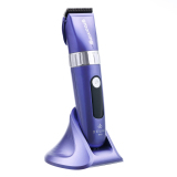 GRT5 Purple Машинка для стрижки животных DEWAL PRO Grooming, фиолетовая, аккум/сет 8W, нож 40 мм, 4 насадки