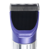 GRT5 Purple Машинка для стрижки животных DEWAL PRO Grooming, фиолетовая, аккум/сет 8W, нож 40 мм, 4 насадки