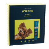 GRT5 Emerald Машинка для стрижки животных DEWAL PRO Grooming изумрудная, аккум/сет 8W, нож 40 мм, 4 насадки