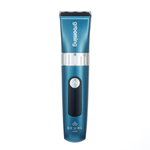 GRT5 Emerald Машинка для стрижки животных DEWAL PRO Grooming изумрудная, аккум/сет 8W, нож 40 мм, 4 насадки