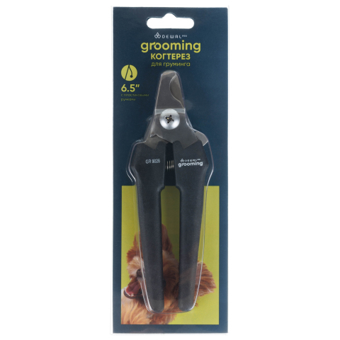 GR9026 Когтерез-секатор DEWAL PRO Grooming 6,5" с пластиковыми ручками