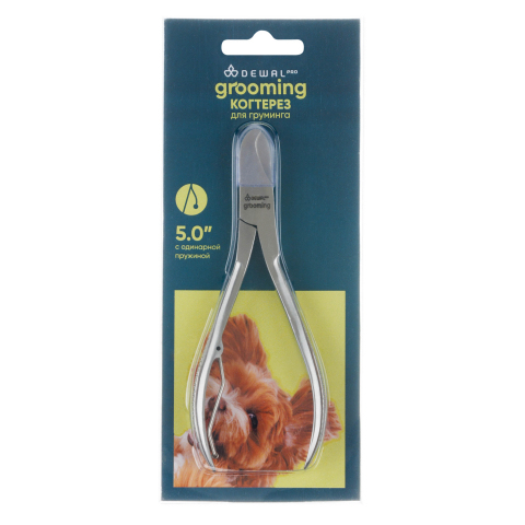 GR9023 Когтерез-гильотина DEWAL PRO Grooming с одинарной пружиной 5"